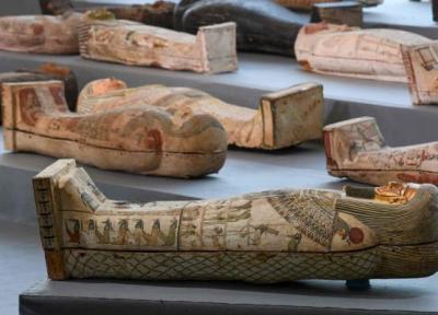 کشف تابوت ها و مجسمه های باستانی در مصر با قدمت بیش از 2500 سال