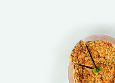 طرز تهیه کوکوی نخود فرنگی پف و خوشمزه